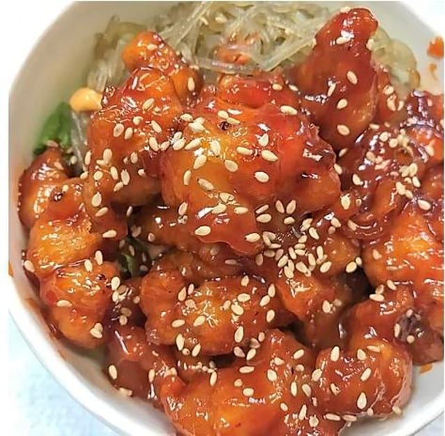 Sweet and Sour Tofu (Cup Bap).